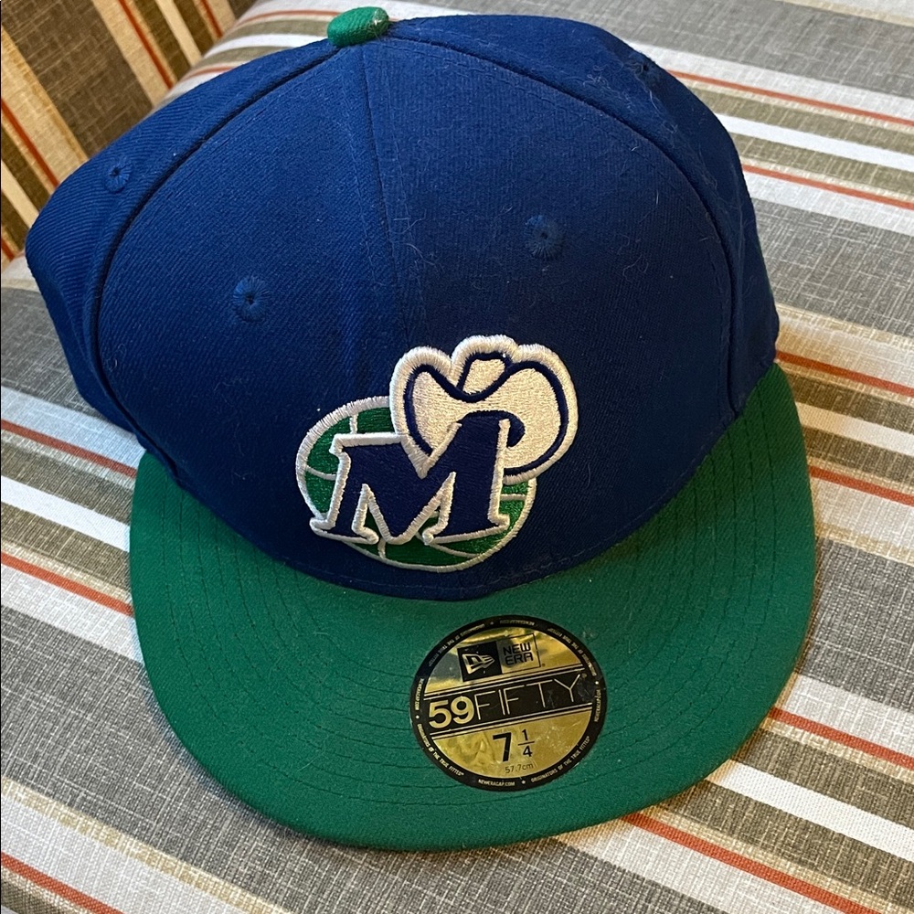 New Era Blue and Green 59FIFTY Cap Dallas mavericks